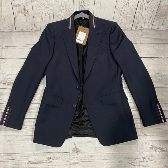 Burberry Stripe Detail English Tailored Blazer - Picture 1 of 7